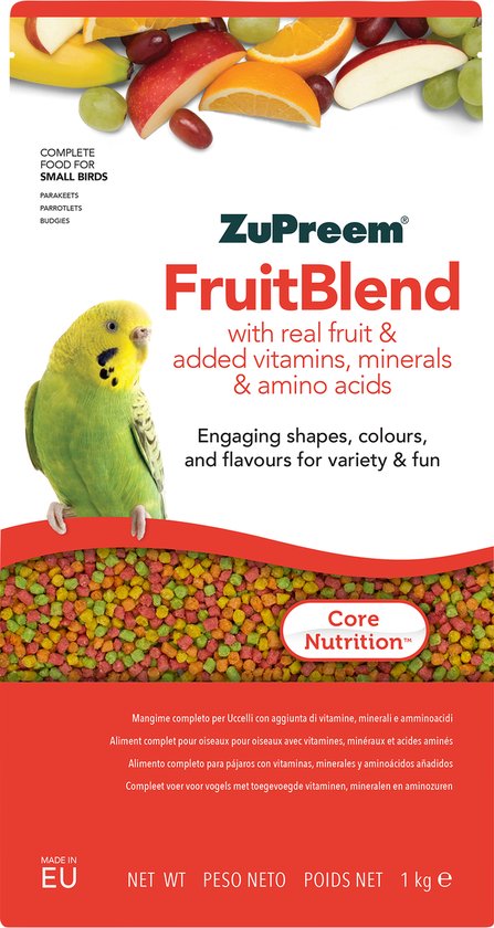 Zupreem fruitblend kleine vogels