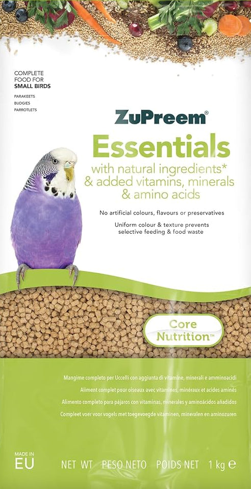 Zupreem essentials kleine vogels