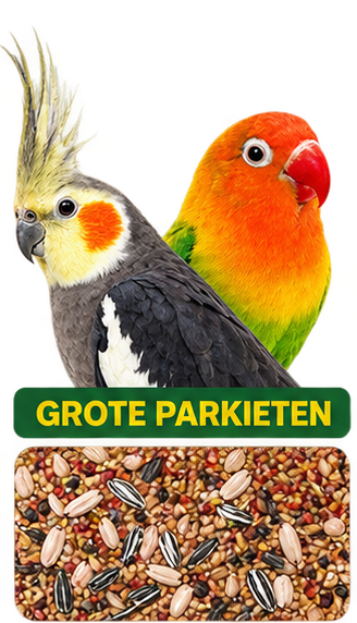 Grote parkieten essentials - 1 kg