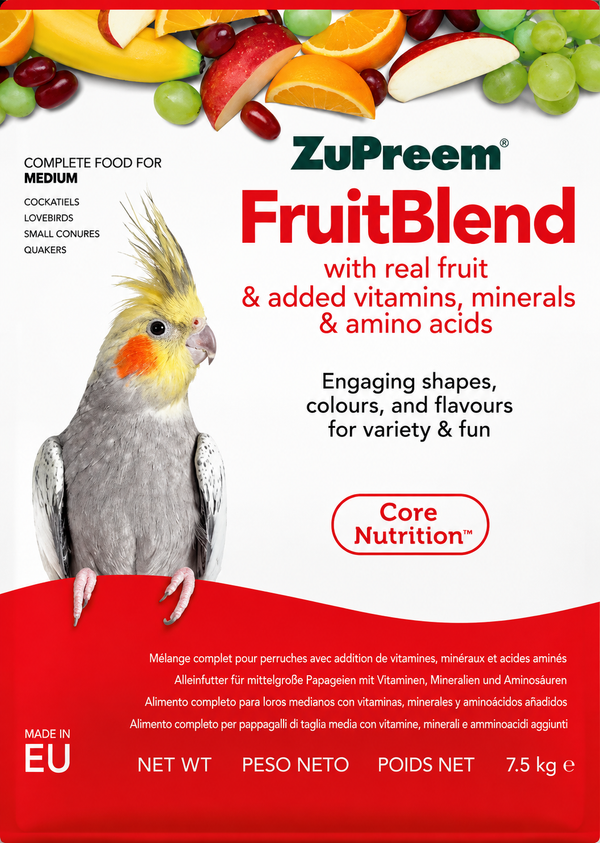 Zupreem fruitblend medium vogels