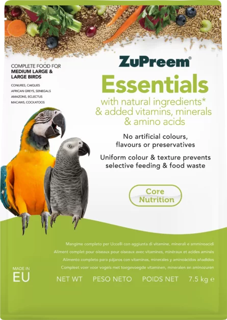 Zupreem essentiels medium vogels