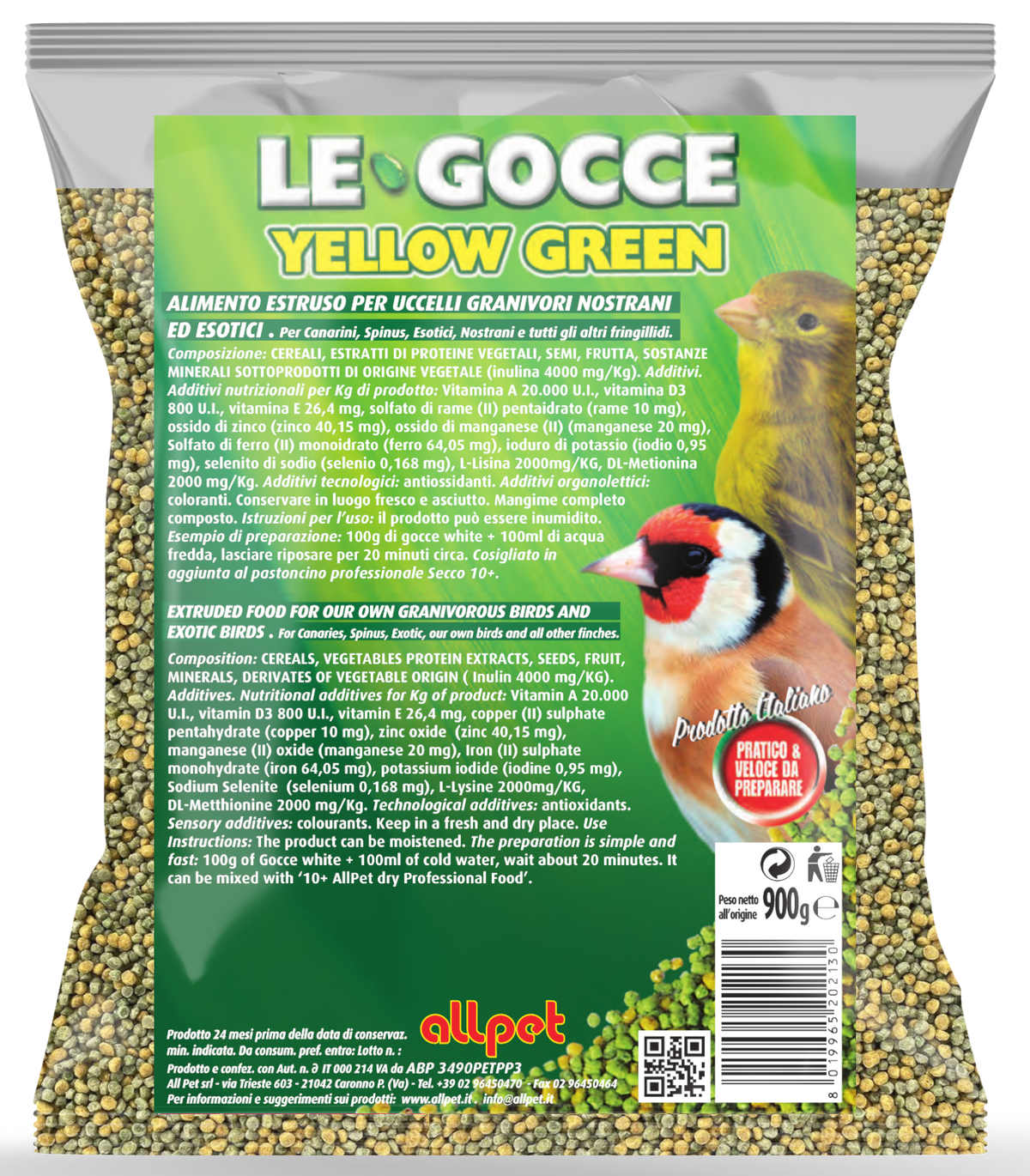 Le Gocce - yellow green - 900 gr